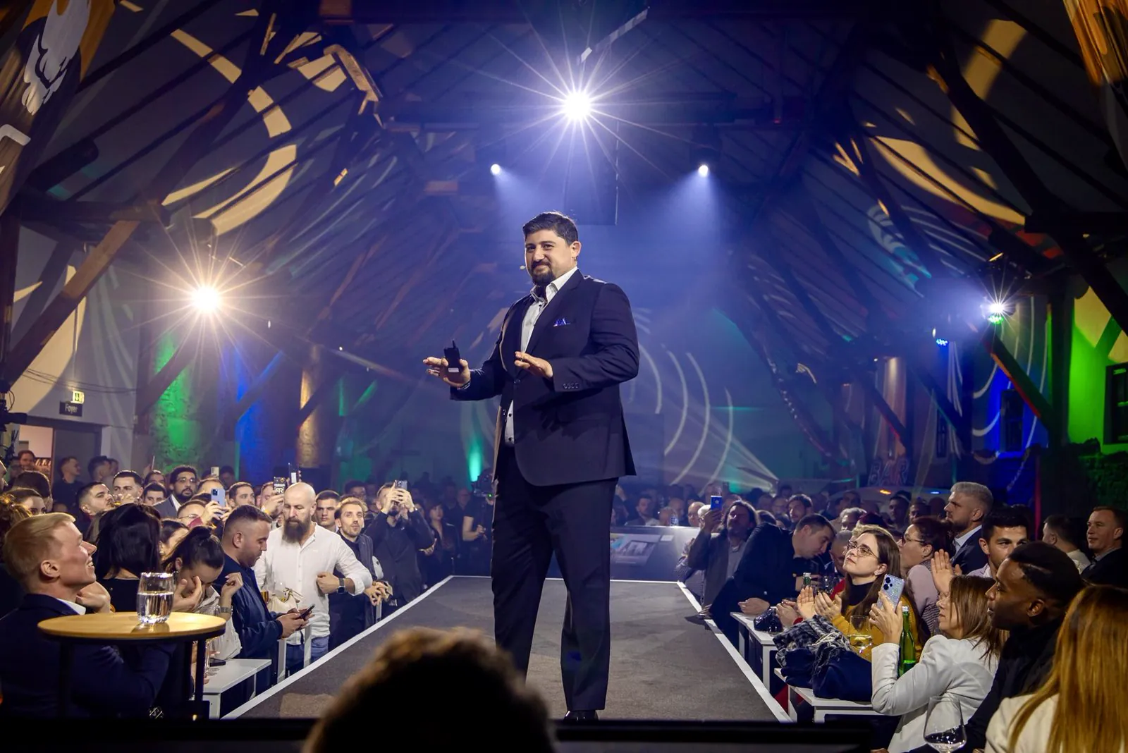 Radovan Vitosevic on stage at Stadthalle Graz, Austria
